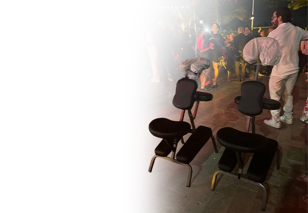 Event and chair massage in Miami Beach